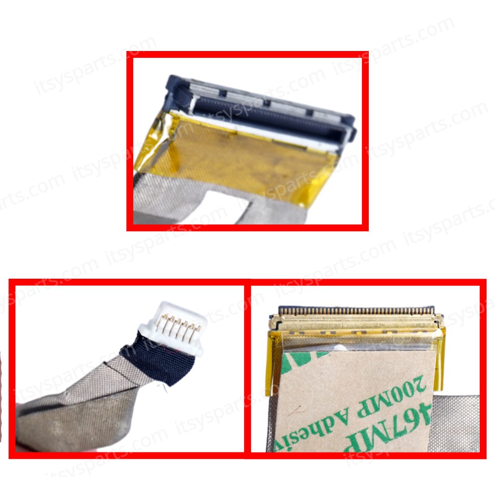 Monitor Cable - Flex Video Screen LCD Cable for Laptop Lenovo ThinkPad L420 L421 04W1728 DDGC9FLC010 DDGC9ELC300 HD Non Touch LVDS 40pins Monitor cable ( Ref.1-FLEX1502 )