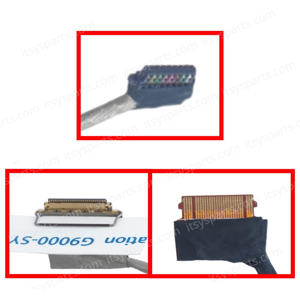 Monitor Cable - Flex Video Screen LCD Cable for Laptop Lenovo IdeaPad 1 14IGL05 14ADA05 450.0J201.0002 450.0J201.0022 450.0J201.0032 5C10S29996 S154A Non Touch eDP 30pins Monitor cable ( Ref.1-FLEX1508 )