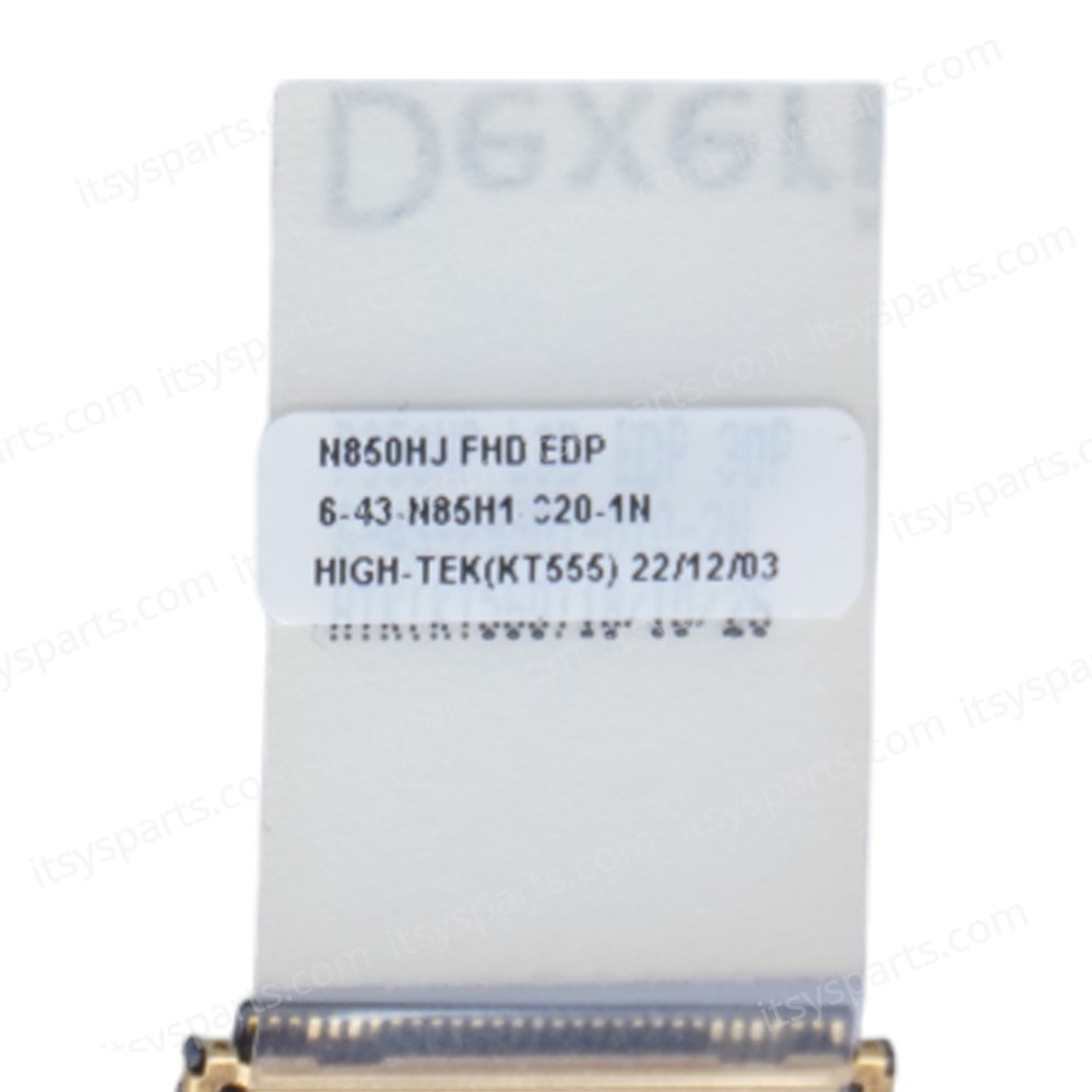 Monitor Cable - Flex Video Screen LCD Cable for Laptop Clevo N85H1 N850RC N850HK N850HJ Machenike T58 T58-T1 6-43-N85H1-020-1N Non Touch FHD eDP 30pins Monitor cable ( Code 1-FLEX1555 )