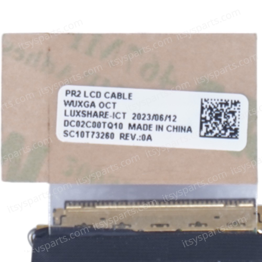 Monitor Cable - Flex Video Screen LCD Cable for Laptop Lenovo ThinkPad X1 Carbon 10th Gen (21CB 21CC) 2022 year SC10T73260 DC02C00TQ10 Touch Screen WUXGA eDP 40pins Monitor cable ( Ref.1-FLEX1569 ) Monitor Cable - Flex Video Screen LCD Cable for Laptop Lenovo ThinkPad X1 Carbon 10th Gen (21CB 21CC) 2022 year SC10T73260 DC02C00TQ10 Touch Screen WUXGA eDP 40pins Monitor cable ( Ref.1-FLEX1569 )