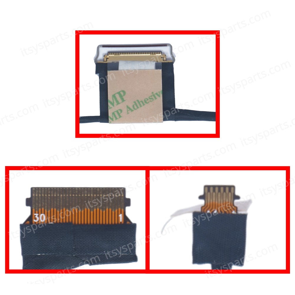 Monitor Cable - Flex Video Screen LCD Cable for Laptop Lenovo ThinkPad 11E Yoga Gen 6 DD0LIALC001 DD0LIALC021 DD0LIALC010 5C10S73205 eDP 30pins Monitor cable ( Ref.1-FLEX1570 )