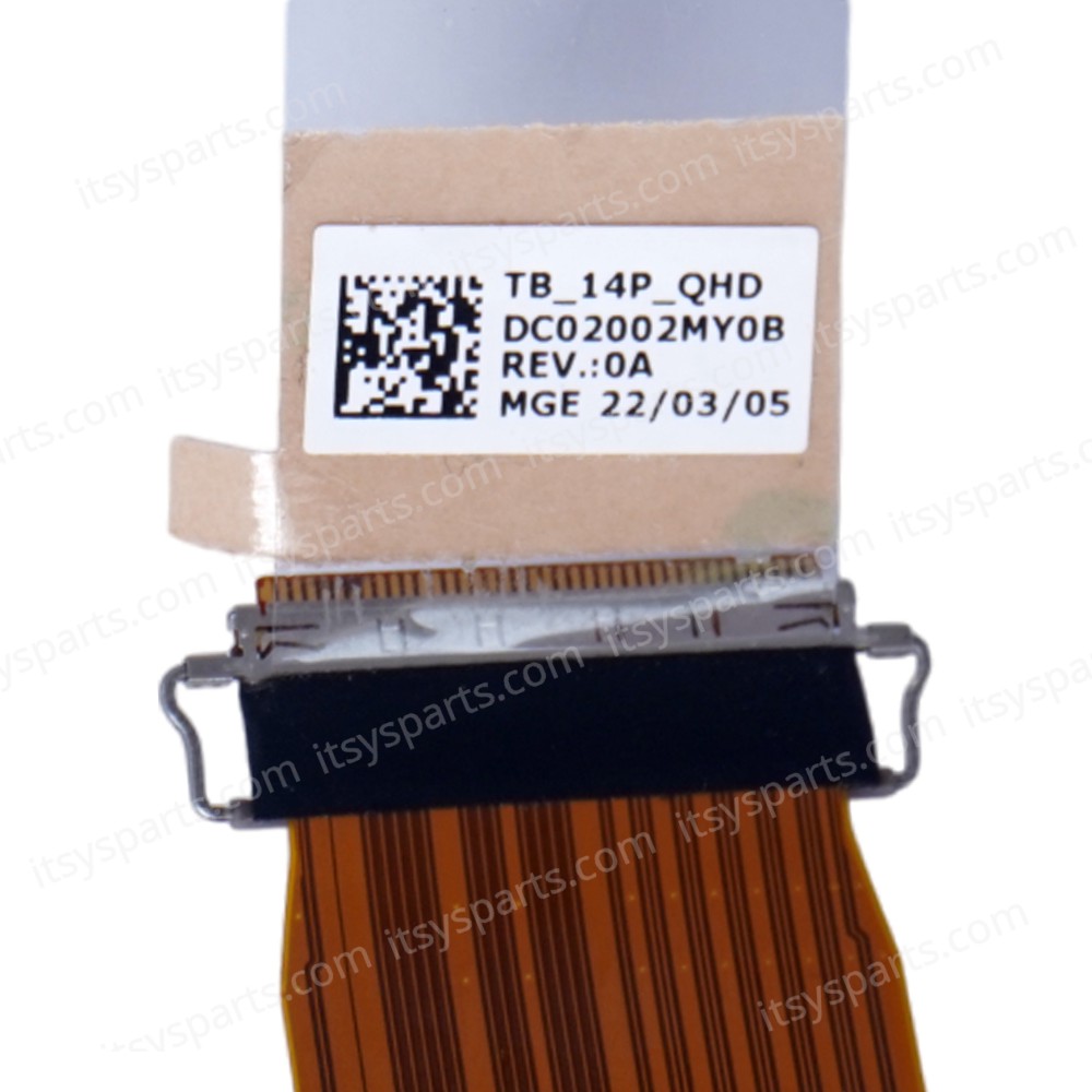 Monitor Cable - Flex Video Screen LCD Cable for Laptop LenovoThinkBook 14p G2 ACH Type 20YN - 20YN0023AU 20YN0021AU 5C10S30295 DC02002MY0B QHD eDP 40pins Monitor cable ( Ref.1-FLEX1580 ) Monitor Cable - Flex Video Screen LCD Cable for Laptop LenovoThinkBook 14p G2 ACH Type 20YN - 20YN0023AU 20YN0021AU 5C10S30295 DC02002MY0B QHD eDP 40pins Monitor cable ( Ref.1-FLEX1580 )
