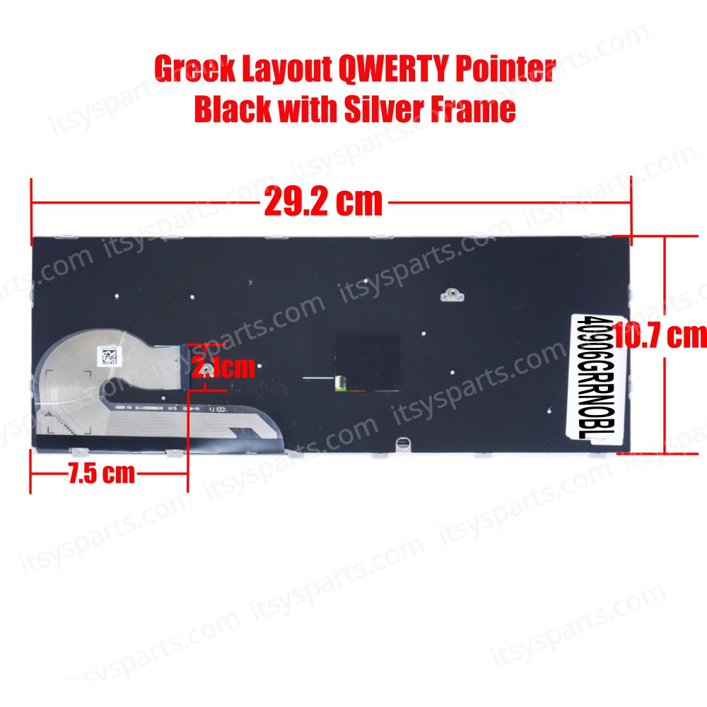 Greek Laptop Keyboard for HP EliteBook 745 840 846 G5 G6 GR L14377-001 L14378-001 L14379-151 GR Pointer Black with Silver Frame ( SKU.40906GRNOBL ) Greek Laptop Keyboard for HP EliteBook 745 840 846 G5 G6 GR L14377-001 L14378-001 L14379-151 GR Pointer Black with Silver Frame ( SKU.40906GRNOBL )