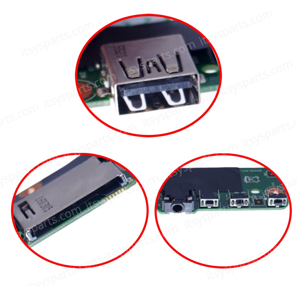 USB - I/O Board for Laptop Lenovo Flex 3-1120 80LX001DAU 80LX001GAU 80LX001FUS 300-11iby 5C50J08435 3005-01533 F12-150625-T-04 Audio SD Card with cable ( Ref.1-BRD172 ) USB - I/O Board for Laptop Lenovo Flex 3-1120 80LX001DAU 80LX001GAU 80LX001FUS 300-11iby 5C50J08435 3005-01533 F12-150625-T-04 Audio SD Card with cable ( Ref.1-BRD172 )