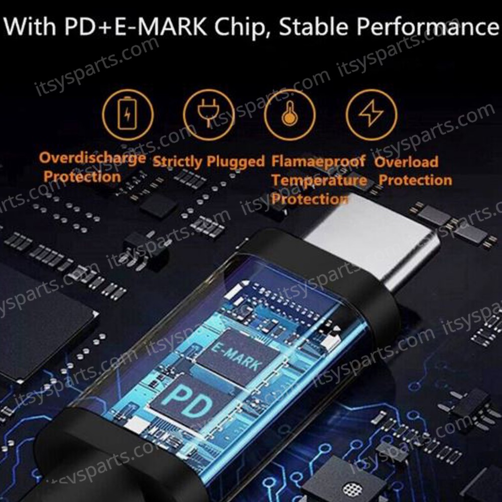 Power Adapter Charging Cable - Power Adapter Charging Cable USB Type-C Converter to 6.0mm*3.7mm 45W 65W 90W 90W 100W ( Ref.1-DCCRD053 )