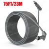Replacement Cable For Starlink Rectangular Satellite V2 Starlink Cable Extension With End Caps Starlink Accessories Waterproof Gray 75FT/23M 26AWG Wire ( Ref. 1-PER0016 )