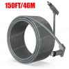 Replacement Cable For Starlink Rectangular Satellite V2 Starlink Cable Extension With End Caps Starlink Accessories Waterproof Gray 150FT/46M 26AWG Wire ( Code 1-PER0018 )