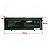 Laptop Battery - Battery for Peaq Notebook Slim S130 S130-CG464IT S130-CA464PT S130-CG464PT 3282122-2S HW-3487265 WTL-3687265 P313R P313 7.6V 34.96Wh 4600mAh with cable 10pins ( Code 1-BAT0663 )