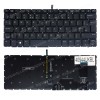 Keyboard - Laptop Keyboard for HP Elitebook 840 G9 845 G9 840 G10 TCBBK100DC 6070B1957703 BCA8X100DCN N09059-001 N14786-001 N45442-001 UK No Frame Backlight Black ( Ref.40944UKBL )