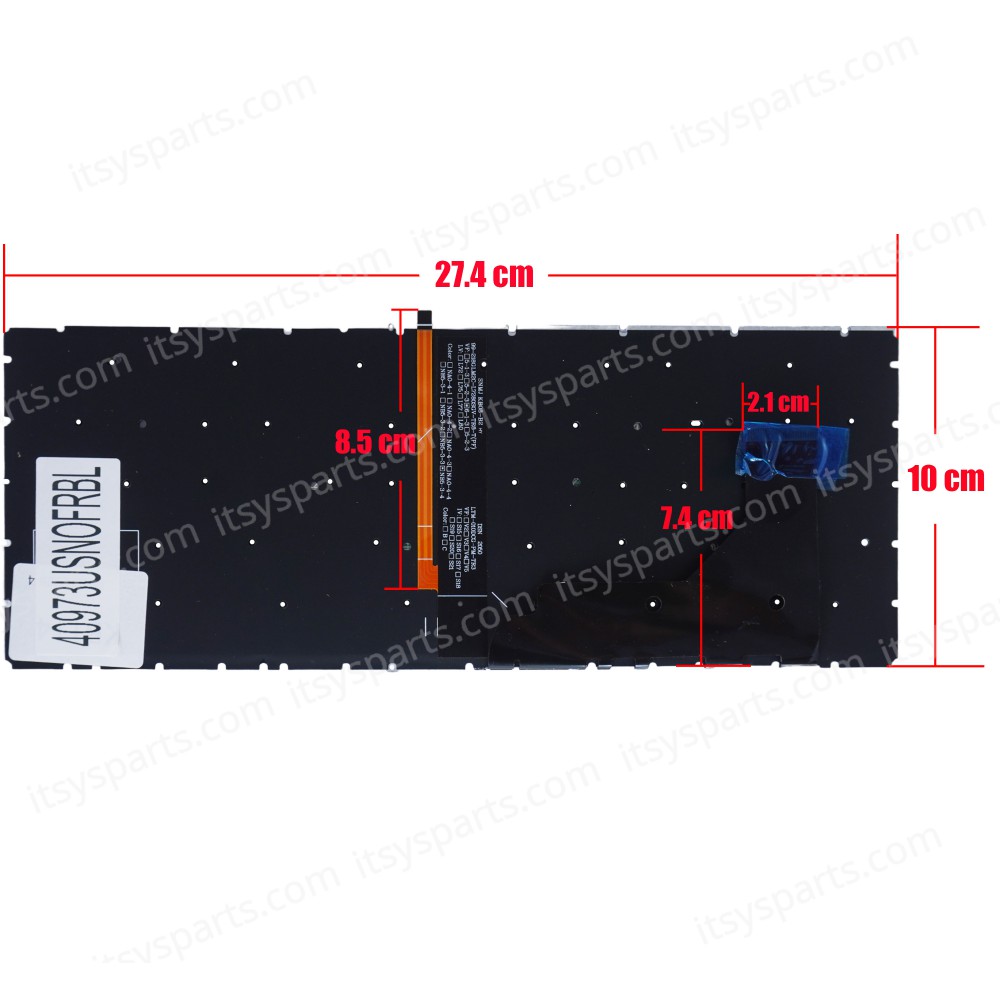 Keyboard - Laptop Keyboard for HP EliteBook 830 G7 830 G8 835 G7 G8 Series M08699-001 M21674-001 6037B0161601 US No Frame Backlight Black ( Ref.40973USNOFRBL )