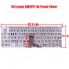 Keyboard - Laptop Keyboard for Asus Vivobook 15 X512 X512D X512DA X512F X512FA X512U X512UA X512UB S512FB Y5200F 90NB0KR2-R32US1 US No Frame Silver ( Ref.No.40713USSIL )