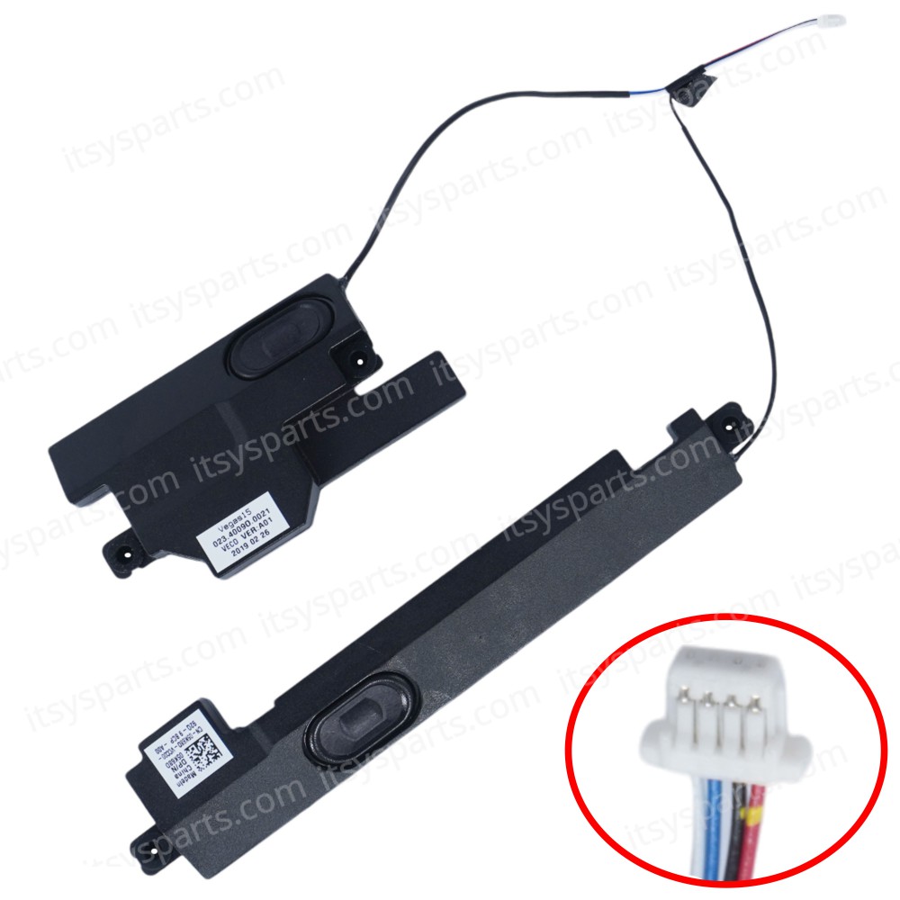 Speaker Set - Speakers Pair for Laptop Dell Vostro 3572 Vostro 15 3562 3568 3578 5K68D 05K68D 1K1WD 01K1WD 023.40090.0021 023.40090.0021 023.40090.0011 023.400A2.0001 Vegas15 Left+Right ( Ref.1-SPKR075 )