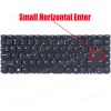 Laptop Keyboard for HP ProBook 445 G6 6UZ26UP 6UZ26UPR 440 G6 7VE21U8R L44588-001 L44589-001 L74245-001 L38138-001 L38139-001 US No Frame Backlight Black ( SKU.40982USBL )