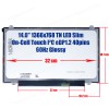 Laptop Screen monitor for HP Chromebook 14-DB 14-db0025nr NT140WHM-T01 V8.0 L46553-001 14.0" 1366x768 HD WXGA LED TN 45% NTSC Slim On-Cell Touch I²C eDP1.2 40pins 60Hz Glossy ( SKU.1-SCR0504 )