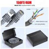 Replacement Cable For Starlink Ethernet Cable Gen 3 Satellite V3 Dish Router Outdoor up to 1200Mbps Waterproof Gray 150FT/46M ( SKU.1-PER0022 )