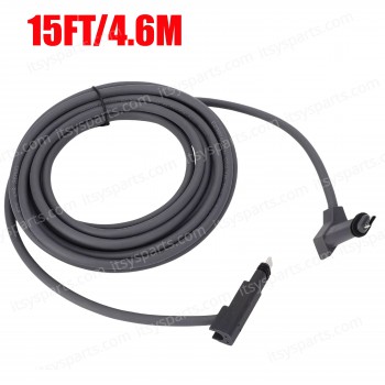 Replacement Cable For Starlink Rectangular Satellite V2 Starlink Cable Extension With End Caps Starlink Accessories Waterproof Gray 15FT/4.6M ( SKU.1-PER0028 )