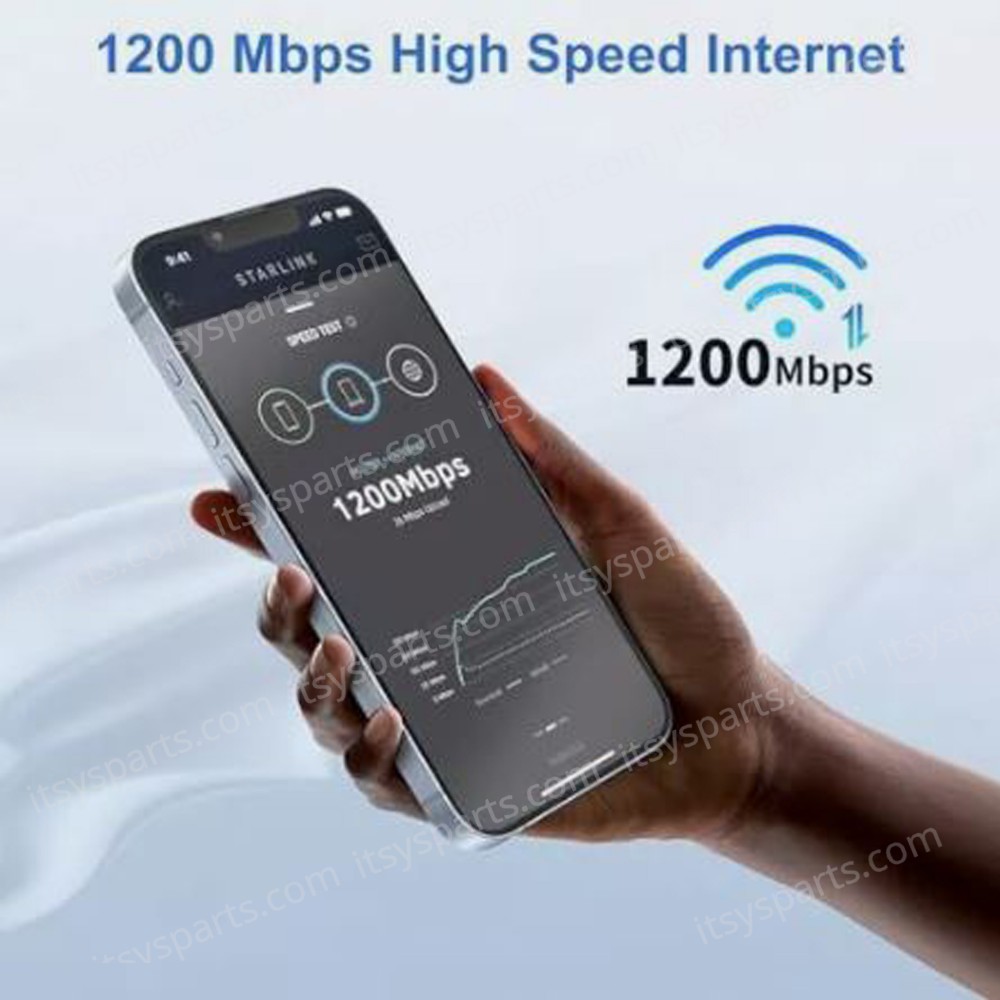 Replacement Cable For Starlink Rectangular Satellite V2 Starlink Cable Extension With End Caps Starlink Accessories Waterproof Gray 6FT/1.8M 26AWG Wire ( SKU.1-PER0029 )