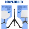 Foldable Tripod Stand for Starlink Gen 2 Stainless Steel Adjustable Antenna Mount Bracket for Roof, Camping, RVs, yachts ( SKU.1-PER0030 )