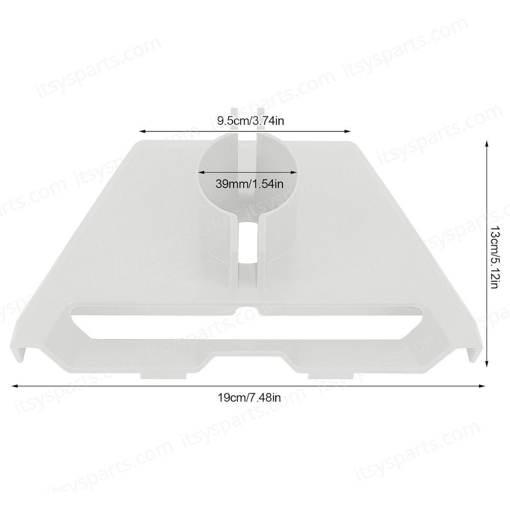 Pole Adapter Mounting Kit Compatible with Starlink Gen 3 V3 Kickstand Dish Tube Adapter White ( SKU.1-PER0033 )