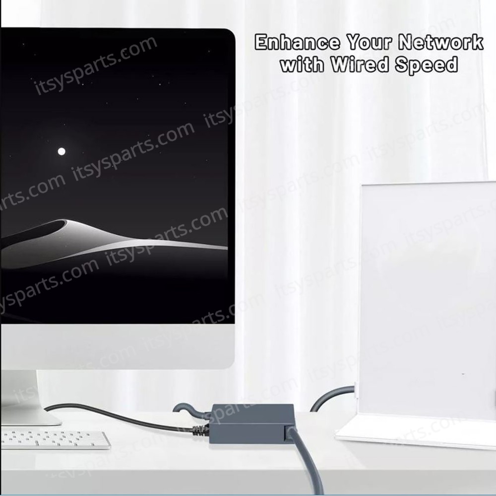 Starlink Ethernet Adapter Satellite Internet V2 for Rectangle Dish Gray ( SKU.1-PER0035 )