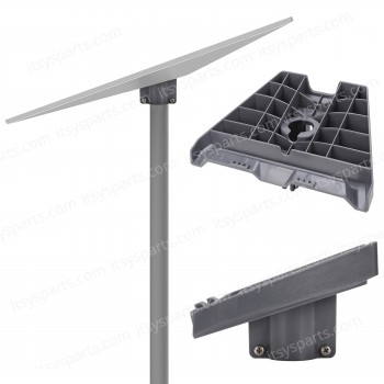 Pole Adapter Mounting Kit Compatible with Starlink Gen 3 V3 Kickstand Dish Tube Adapter Gray ( SKU.1-PER0034 )