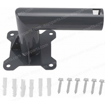 Short Roof Wall Mount with Pole for Starlink V2 Internet Kit Satellite Aluminium Gray ( SKU.1-PER0038 )