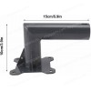 Short Roof Wall Mount with Pole for Starlink V2 Internet Kit Satellite Aluminium Gray ( SKU.1-PER0038 )