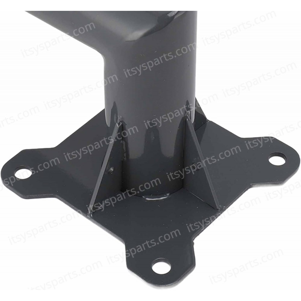 Short Roof Wall Mount with Pole for Starlink V2 Internet Kit Satellite Aluminium Gray ( SKU.1-PER0038 )