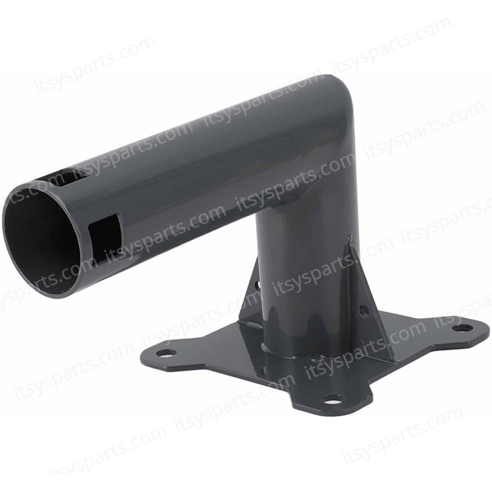 Short Roof Wall Mount with Pole for Starlink V2 Internet Kit Satellite Aluminium Gray ( SKU.1-PER0038 )