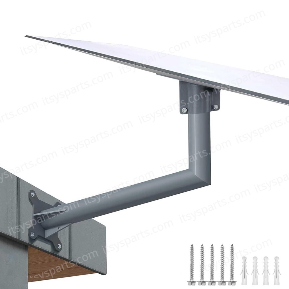 Starlink Long Wall Mount Pipe Adapter Gen 2 V2 Starlink Pole Roof Mount Gray ( SKU.1-PER0037 )