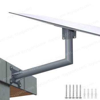 Starlink Long Wall Mount Pipe Adapter Gen 2 V2 Starlink Pole Roof Mount Gray ( SKU.1-PER0037 )