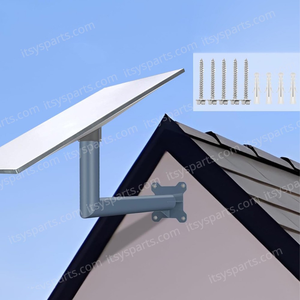 Starlink Long Wall Mount Pipe Adapter Gen 2 V2 Starlink Pole Roof Mount Gray ( SKU.1-PER0037 )