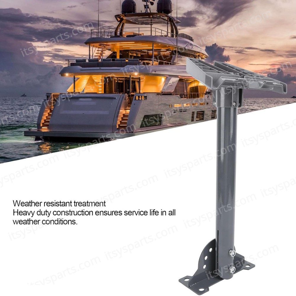 Starlink Roof Mounting Kit Gen 3 Rotatable Metal Heavy Duty Pivot Pole Starlink Internet Kit Satellite V3 Compatible Standard Dish Gray ( SKU.1-PER0043 )