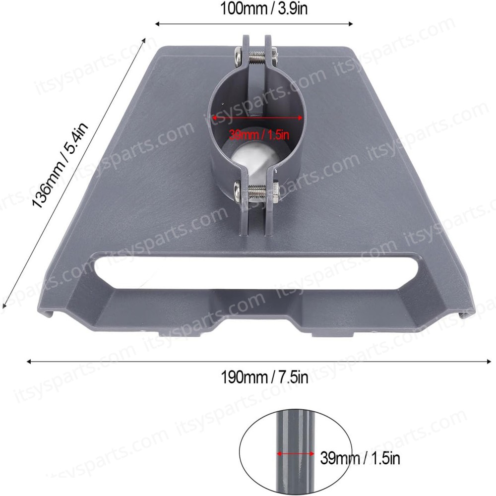 Starlink Roof Mounting Kit Gen 3 Rotatable Metal Heavy Duty Pivot Pole Starlink Internet Kit Satellite V3 Compatible Standard Dish Gray ( SKU.1-PER0043 )
