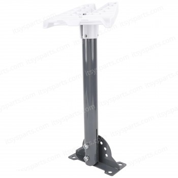 Starlink Roof Mounting Kit Gen 3 Rotatable Metal Heavy Duty Pivot Pole Starlink Internet Kit Satellite V3 Compatible Standard Dish White ( SKU.1-PER0044 )