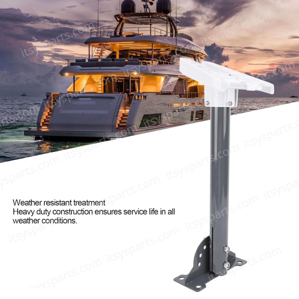 Starlink Roof Mounting Kit Gen 3 Rotatable Metal Heavy Duty Pivot Pole Starlink Internet Kit Satellite V3 Compatible Standard Dish White ( SKU.1-PER0044 )