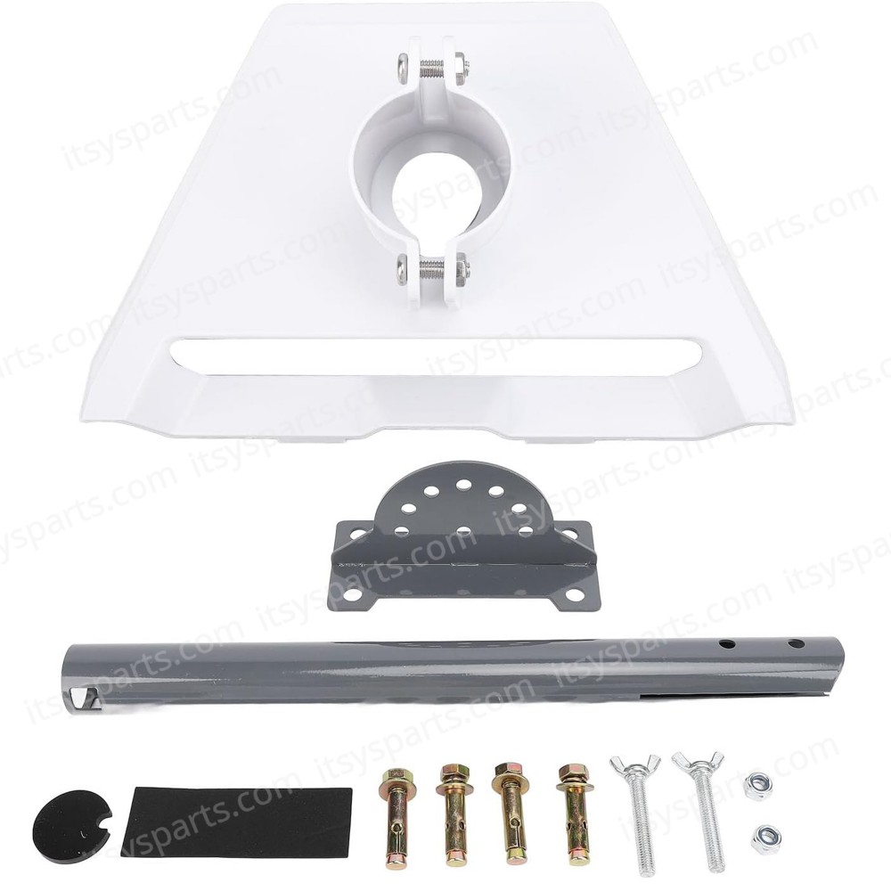 Starlink Roof Mounting Kit Gen 3 Rotatable Metal Heavy Duty Pivot Pole Starlink Internet Kit Satellite V3 Compatible Standard Dish White ( SKU.1-PER0044 )