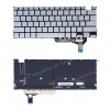 Laptop Keyboard for Asus Zenbook S 13 OLED UM5302T UM5302TA UM5302TA-LX603W UM5302TA-OLED-LX731X UM5302TA-OLED-LX733X HQ21019554007 90NB0WA1-R30US1 US No Frame Backlight Silver ( SKU.40997USBL )