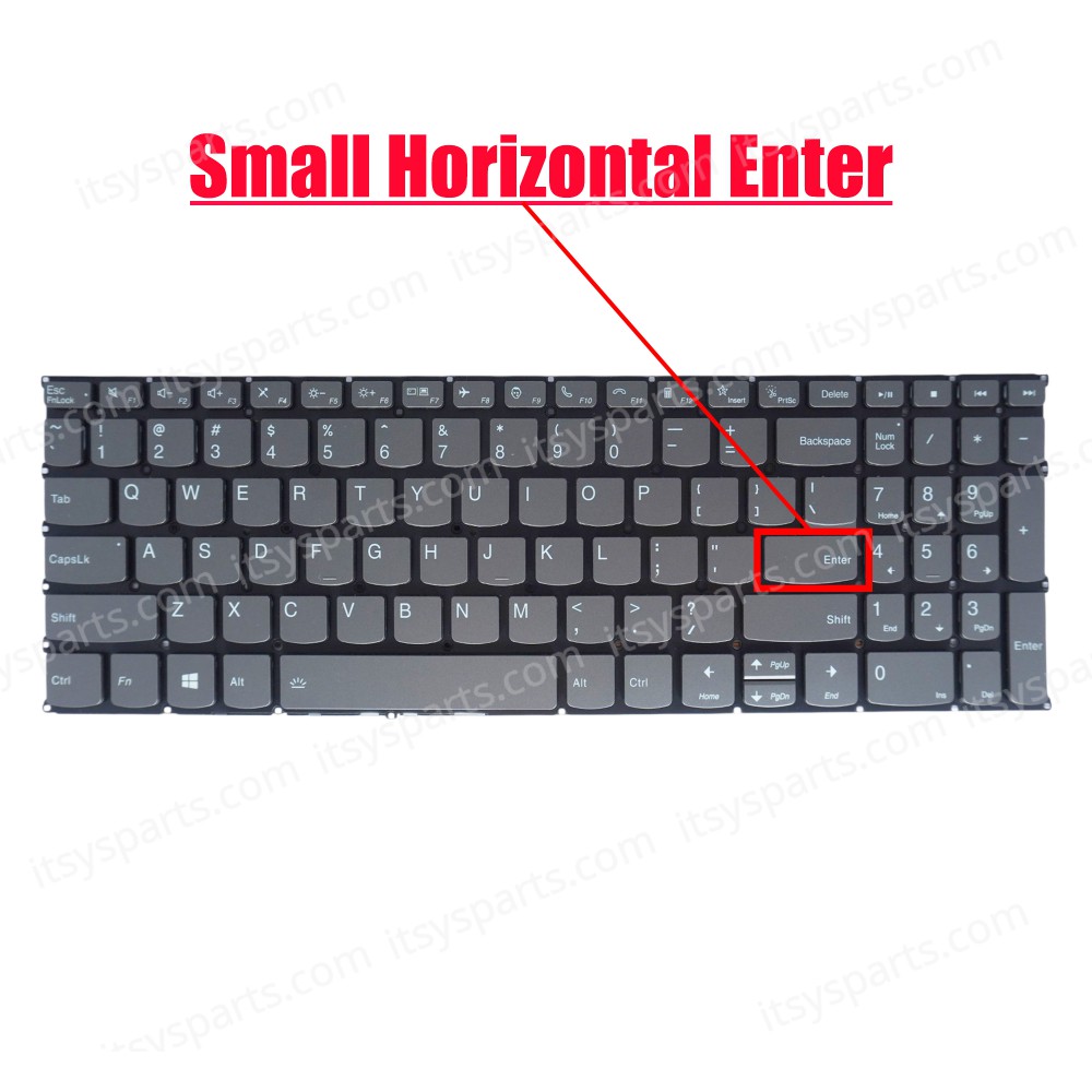 Laptop Keyboard for Lenovo IdeaPad Slim 5-16IRL8 82XF 5-16ABR8 82XG 5-16IAH8 83BG US No Frame Backlight Gray ( SKU.41001USBL )