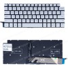 Laptop Keyboard for Dell Inspiron 14 7490 7391 2-in-1 13 5490 5493 5494 5498 0XKGG 2RVRV 02RVRV 02PYG9 2PYG9 PK132KD1A01 US No Frame Backlight Silver ( SKU.40720USSILBL )