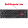 Laptop Keyboard for Asus Vivobook 15 X1502 X1502VA X1502ZA X1503 X1504 X1504ZA 90NB0ZB1-R30US0 0KNB0-512JLA00 0KN1-HD3LA13 9Z.NLHSU.41E US No Frame Black ( SKU.41000USBLACK )