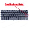 Laptop Keyboard for Lenovo IdeaPad S540-13ITL 82H1 S540-13IML 81XA S540-13API 81XC S540-13ARE 82DL 5CB1B24731 5CB1B24782 5CB0W43688 US No Frame Backlight Gray ( SKU.41021US )