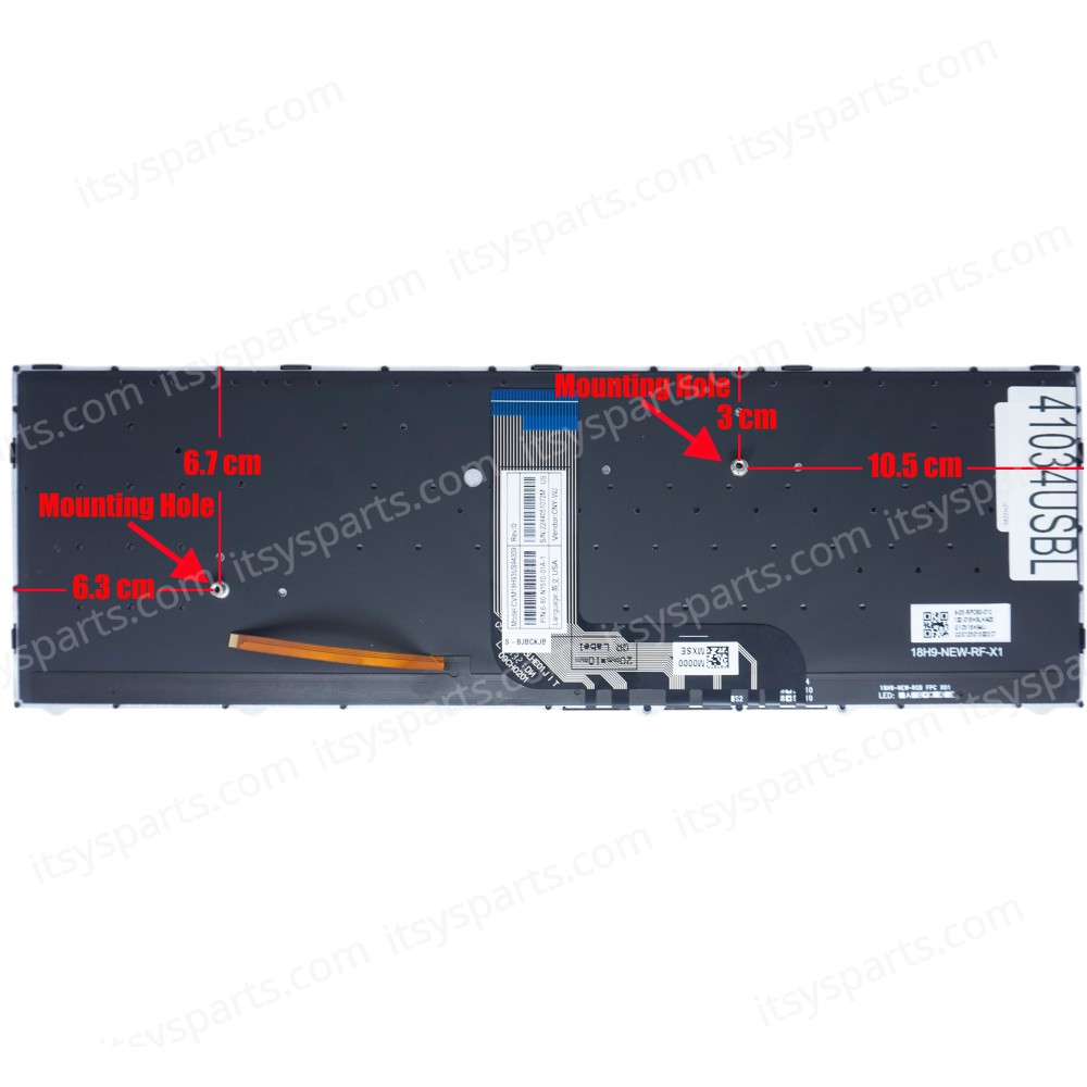 Laptop Keyboard for Gigabyte G5 KC GD KD MD KC-5US1130SH 51DE123SD G7 MD GD G7 KC 6-80-N1510-01A-1 6-80-N15Z0 N815Z0 CVM18H93US94309 US Backlight Black ( SKU.41034USBL )