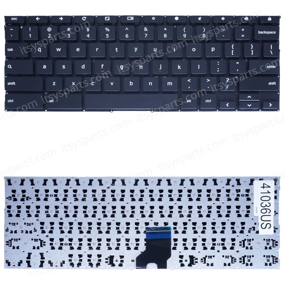 Laptop Keyboard for Asus Chromebook 11 C213 C213S C213SA C213NA C213NA-1A C213SA-YS02 13NX01C1AP0401 90NX01C1-R31US0 90NX01C1-R31TW0 US No Frame Black ( SKU.41036US )