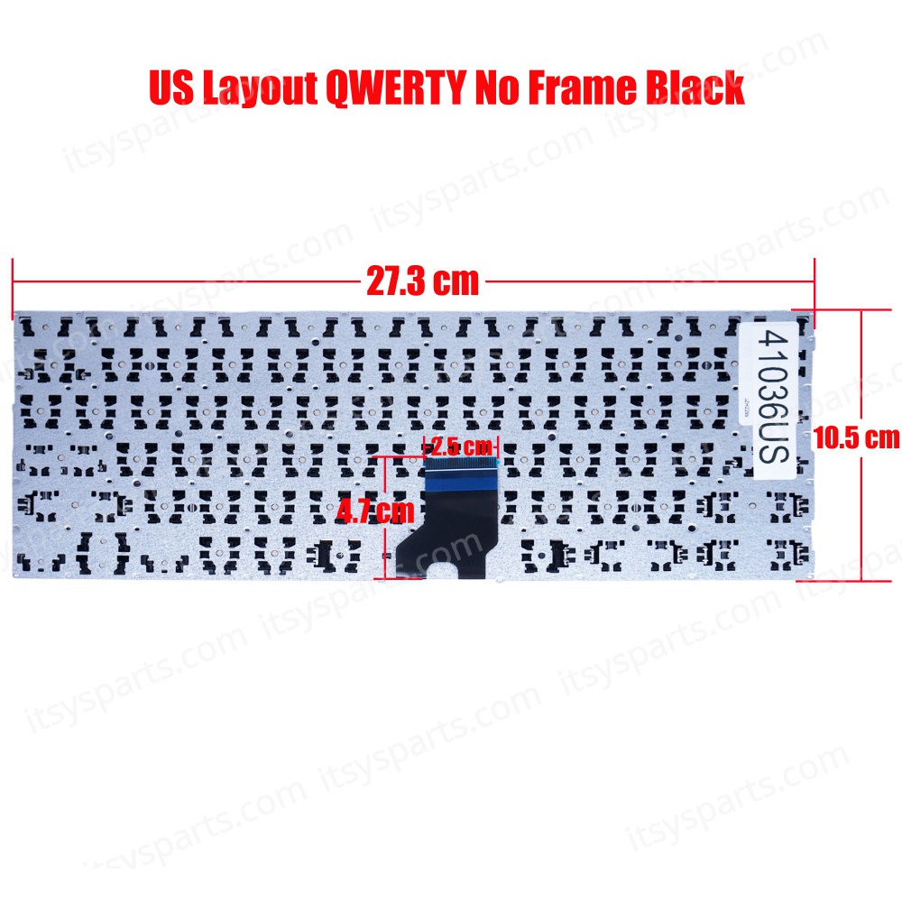 Laptop Keyboard for Asus Chromebook 11 C213 C213S C213SA C213NA C213NA-1A C213SA-YS02 13NX01C1AP0401 90NX01C1-R31US0 90NX01C1-R31TW0 US No Frame Black ( SKU.41036US )
