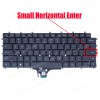 Laptop Keyboard for Dell Latitude 9510 2-in-1 9520 2-in-1 3R93D 03R93D 23PXK 023PXK G3CMD 1JHJY 01JHJY HJY3W 0HJY3W PK1330H1A00 PK132UH1A00 US No Frame Backlight Dark Gray ( SKU.41048US )