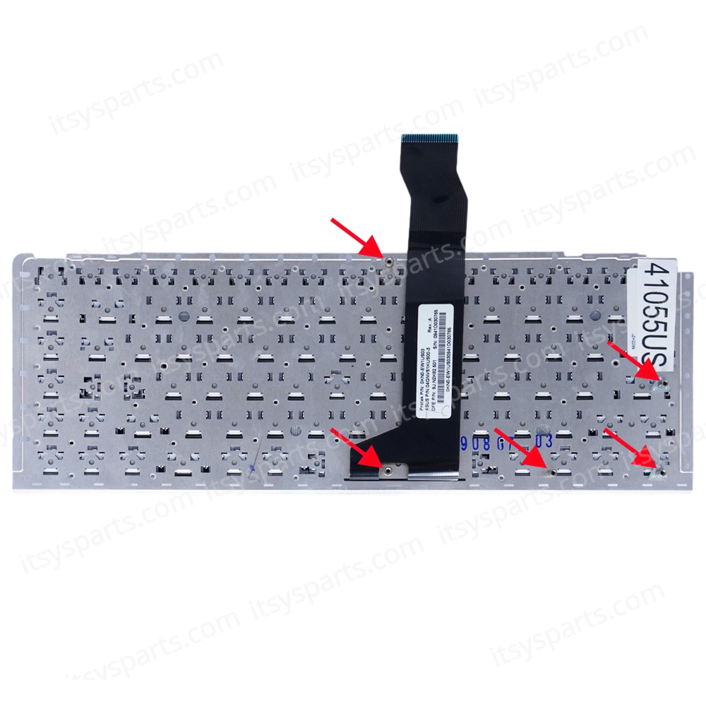Laptop Keyboard for Asus UX30 UX30S UX30D UX30L UX30A A9T A9RP X51R 0KN0-EW1US03 04GNVS1KUS00-3 9J.N2K82.50 9J.N2K82.501 US No Frame Gray ( SKU.41055US )