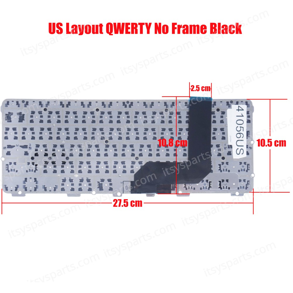 Laptop Keyboard for Lenovo Chromebook 11 N22 80SF 9Z.NE2SQ.001 NSK-XE0SQ AENL6U02110 NL6C AENL6U03110 EANL6029010 AENL6U02210 SN20K86503 WBM14L13US-6862 US No Frame Black ( SKU.41056US )