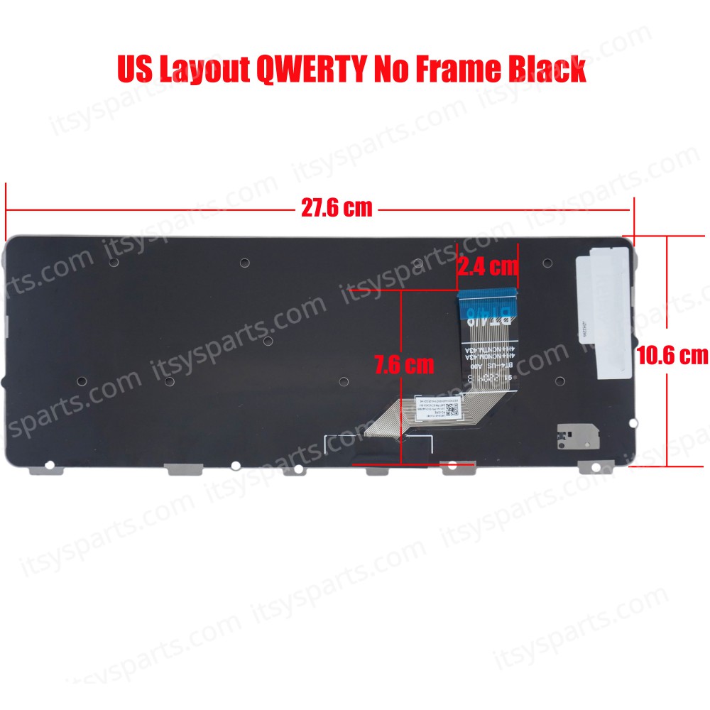 Laptop Keyboard for Lenovo 100e Chromebook 81ER Gen 2 82J7 82J8 82CD Gen 3 82UY 82V0 5M11C94673 SN20Q37037 120402855 SN21A41001 US No Frame Black ( SKU.41074US )