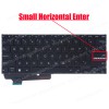 Laptop Keyboard for Asus VivoBook 13 Slate OLED T3300 T3300K T3300KA T3300KAL 0KNB1-4020US00 0KNB1-4091US00 US No Frame Black ( SKU.41076US )